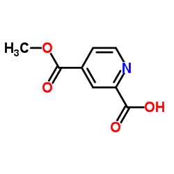 4-(甲氧基羰基)吡啶甲酸结构式