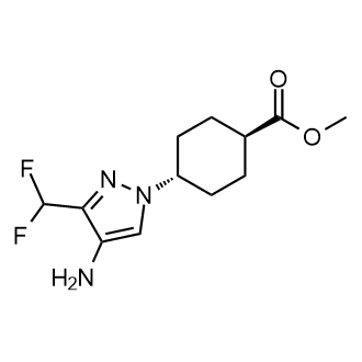 (1R,4R)-4-(4-氨基-3-(二氟甲基)-1H-吡唑-1-基)环己烷-1-羧酸甲酯图片