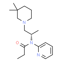 N-[[R,(-)]-2-(3,3-Dimethylpiperidino)-1-methylethyl]-N-(2-pyridyl)propionamide picture