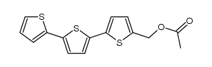 5-acetoxymethyl-2,2':5',2''-terthiophene Structure