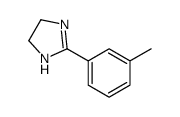 1H-IMIDAZOLE, 4,5-DIHYDRO-2-(3-METHYLPHENYL)- Structure