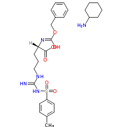 Z-Arg(Tos)-OH·CHA Structure