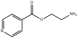 4-Pyridinecarboxylic acid, 2-aminoethyl ester结构式