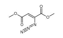 (Z) dimethyl azidoethylenedicarboxylate结构式