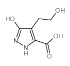 4-(2-hydroxyethyl)-5-oxo-1,2-dihydropyrazole-3-carboxylic acid picture