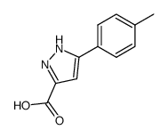 3-(4-methylphenyl)-1H-pyrazole-5-carboxylic acid Structure