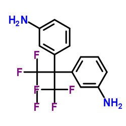 2,2-双(3-氨基苯基)六氟丙烷结构式