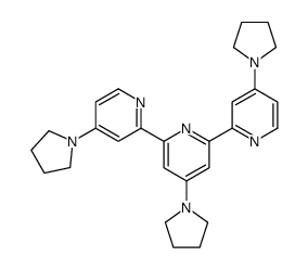 4-pyrrolidin-1-yl-2,6-bis(4-pyrrolidin-1-ylpyridin-2-yl)pyridine Structure