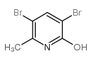 3,5-Dibromo-6-methylpyridin-2-ol Structure