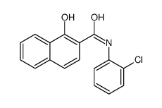 N-(2-chlorophenyl)-1-hydroxynaphthalene-2-carboxamide Structure