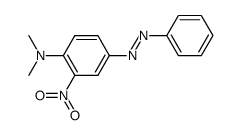 N,N-dimethyl-2-nitro-4-(phenyldiazenyl)aniline Structure