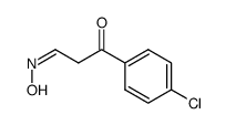 (Z)-3-(4-chlorophenyl)-3-oxopropanal oxime Structure