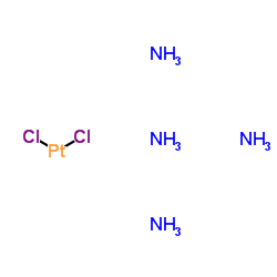 TETRAAMINEPLATINIUM (II) CHLORIDE Structure