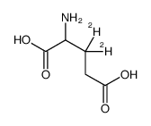 2-amino-3,3-dideuteriopentanedioic acid Structure