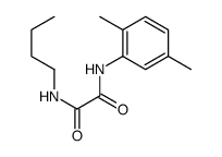 N-butyl-N'-(2,5-dimethylphenyl)oxamide结构式