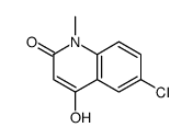 6-Chloro-4-hydroxy-1-Methylquinolin-2(1H)-one结构式