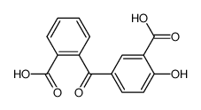 6'-hydroxy-2,3'-carbonyl-di-benzoic acid结构式