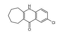 5,6,7,8,9,10-Hexahydro-2-chloro-11H-cyclohepta[b]quinolin-11-one结构式