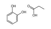 benzene-1,2-diol,propanoic acid Structure