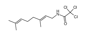 N-geranyltrichloroacetamide Structure