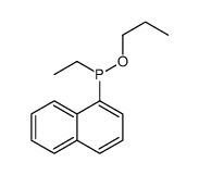 ethyl-naphthalen-1-yl-propoxyphosphane结构式