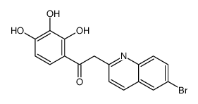 2-(6-bromoquinolin-2-yl)-1-(2,3,4-trihydroxyphenyl)ethanone Structure