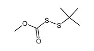 (disulfido)carbonic acid SS-tert-butyl ester O-methyl ester Structure