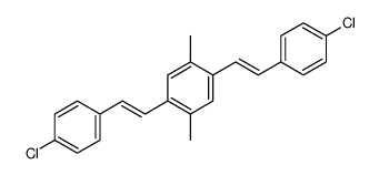 1,4-bis[2-(4-chlorophenyl)ethenyl]-2,5-dimethylbenzene Structure