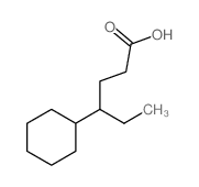 Cyclohexanebutanoic acid,ç-ethyl- Structure