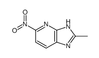 2-methyl-5-nitro-1H-imidazo[4,5-b]pyridine结构式