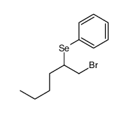 1-bromohexan-2-ylselanylbenzene结构式