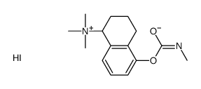 trimethyl-[5-(methylcarbamoyloxy)-1,2,3,4-tetrahydronaphthalen-1-yl]azanium,iodide Structure