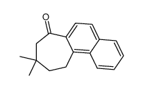 8,9,10,11-Tetrahydro-9,9-dimethyl-7H-cyclohepta[a]naphthalen-7-one Structure