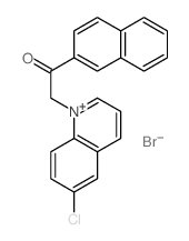 2-(6-chloroquinolin-1-yl)-1-naphthalen-2-yl-ethanone结构式