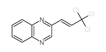 Quinoxaline, 2-(3,3,3-trichloro-1-propen-1-yl)- Structure