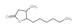 (±)-3-methyl-gamma-decalactone structure