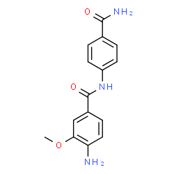 4-Amino-N-[4-(aminocarbonyl)phenyl]-3-methoxybenzamide structure