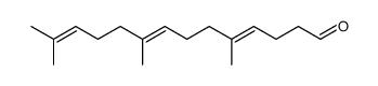 (4E,8E)-5,9,13-trimethyltetradeca-4,8,12-trien-1-al Structure