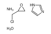 azanium,2-(chloromethyl)oxirane,1H-imidazole,hydroxide Structure