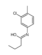 N-(3-chloro-p-tolyl)butyramide结构式