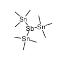 tris(trimethylstannyl)stibine结构式