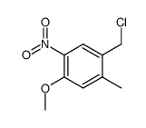 4-chloromethyl-5-methyl-2-nitro-anisole结构式