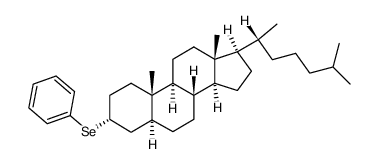 3β-phenylselenenyl-5α-cholestane结构式