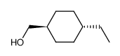 trans-4-ethyl-cyclohexanemethanol Structure