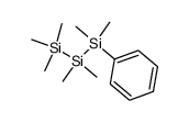 1-Phenylheptamethyltrisilan Structure