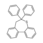 6,6-biphenyl-6,7-dihydrodibenzo[b,d]thiepin结构式