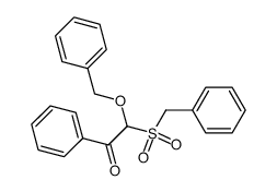 2-(benzyloxy)-2-(benzylsulfonyl)-1-phenylethan-1-one Structure