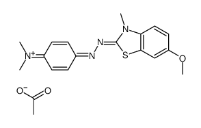 2-[[4-(dimethylamino)phenyl]azo]-6-methoxy-3-methylbenzothiazolium acetate picture