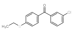 3-CHLORO-4'-(ETHYLTHIO)BENZOPHENONE picture