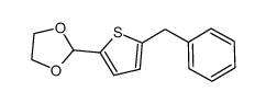 2-(5-benzyl-thiophen-2-yl)-[1,3]dioxolane Structure